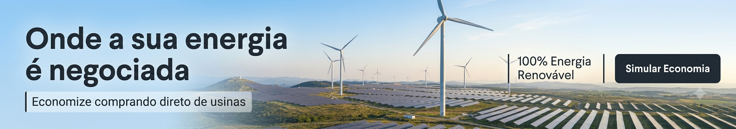 Onde a sua energia é negociada